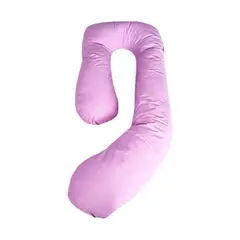 GENERICO - Cojín Almohada Maternal U Funda Extra Suave Rosa