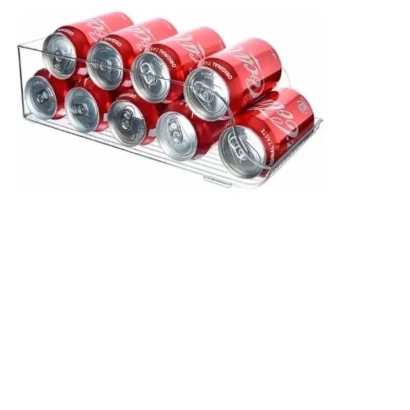 GENERICO - Organizador De Latas Para Refrigerador Transparente