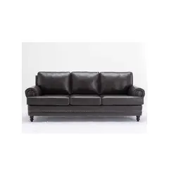 ECOMUSO - SOFA 3 CUERPOS JOHANNA PU BROWN