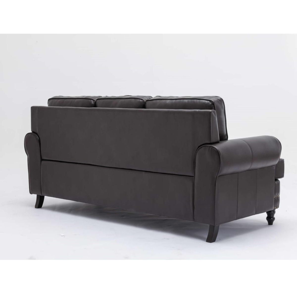 ECOMUSO - SOFA 3 CUERPOS JOHANNA PU BROWN ECOMUSO