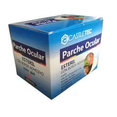 CASTLETEC - Parche ocular pack 100 unidades parche para ojos color piel