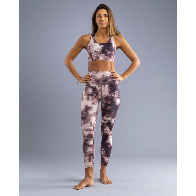 THEA - Legging Bolsillos Internos Atenea Tie Dye Red