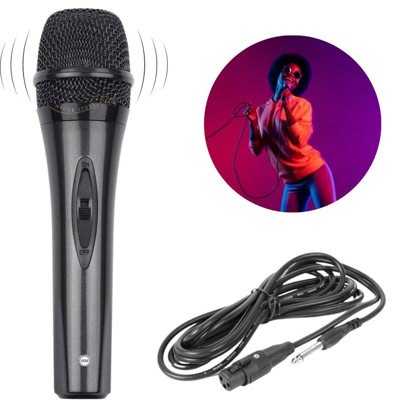 GENERICO - Microfono De Mano Con Cable Karaoke Dinamico