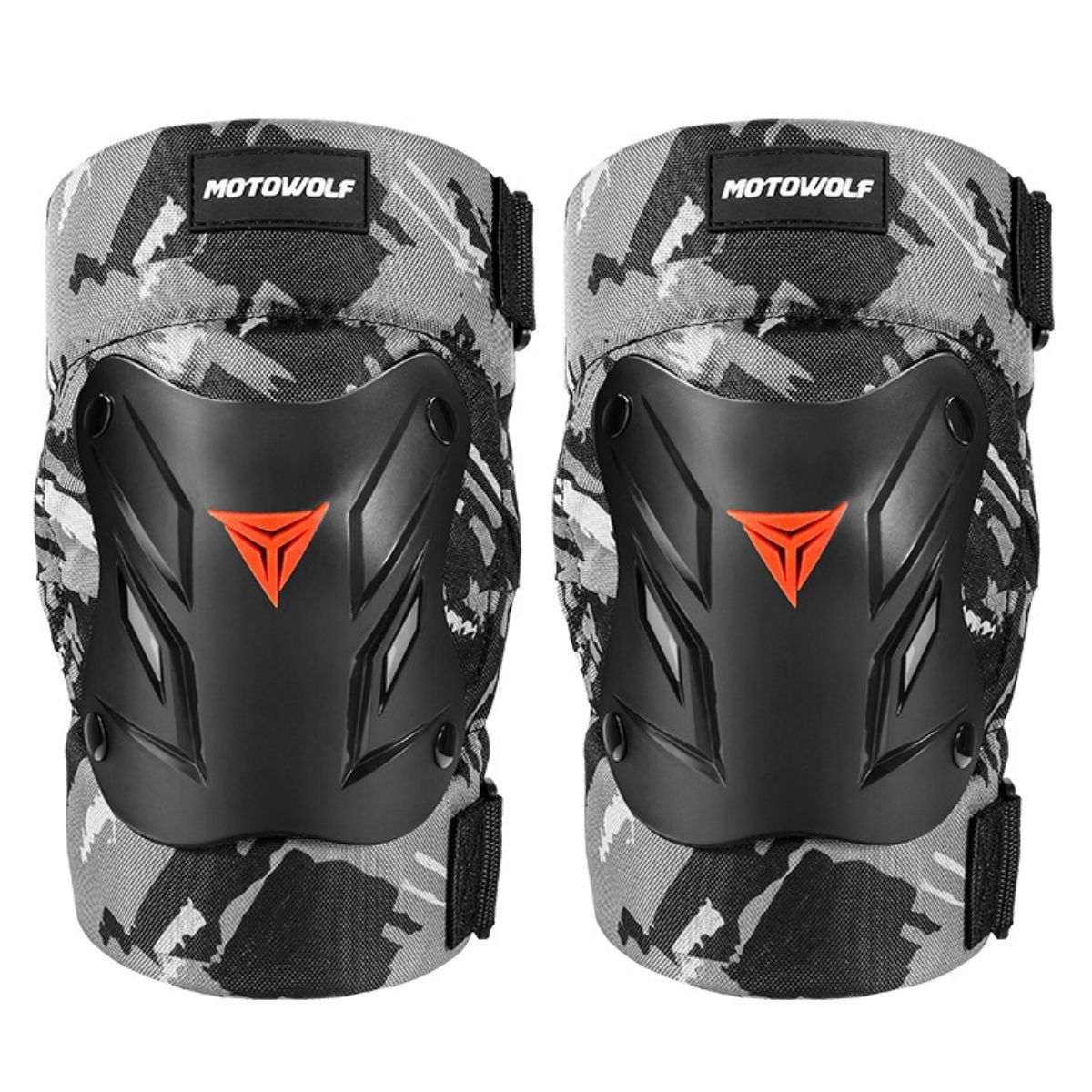 MOTOWOLF - Rodilleras Para motociclismo y deportes Camuflaje  MOTOWLOF 1034-CA