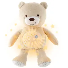 CHICCO - Osito Proyector de Luces con Efectos Luminosos de