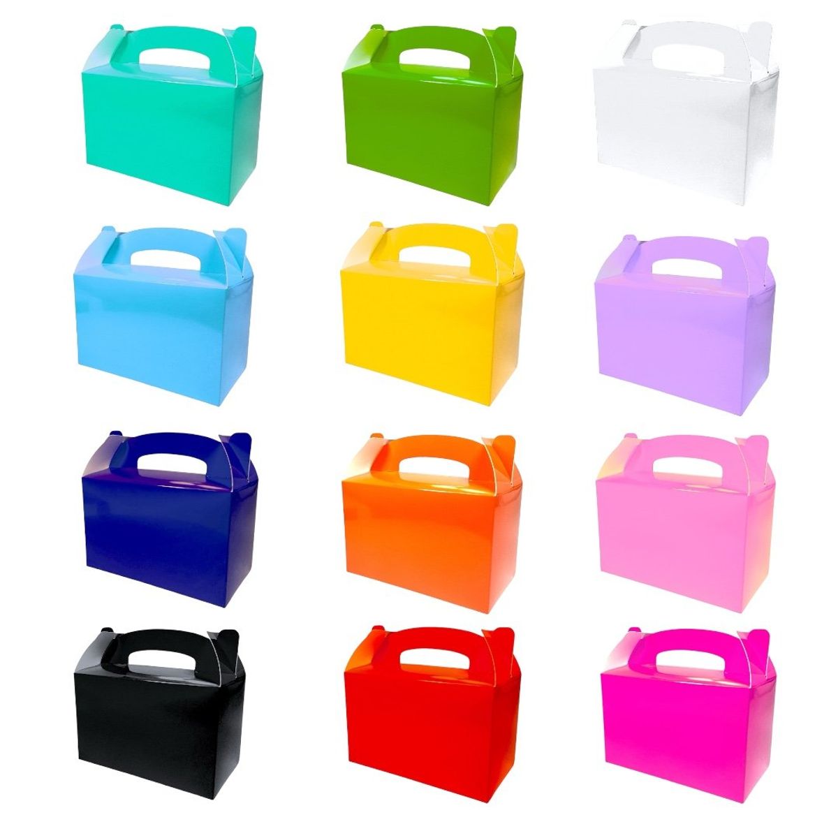 GENERICO - Pack de 6 Cajas de Cotillón, Dulces, Regalos 16x9x14cm