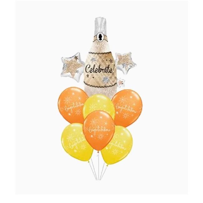 GENERICO - Globo Botella de Champán Espumo 83x94cm