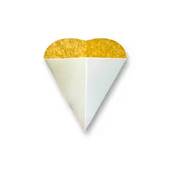 GENERICO - Pack 100 Estuches o Cono para Papas Fritas, Nuggets 15,5x7,5