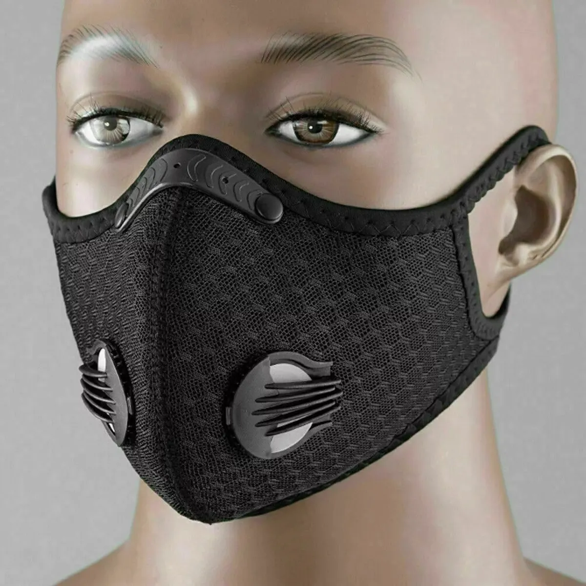 ROCKBROS - Mascarilla Deportiva Filtro De Carbon Activo LF2014-1