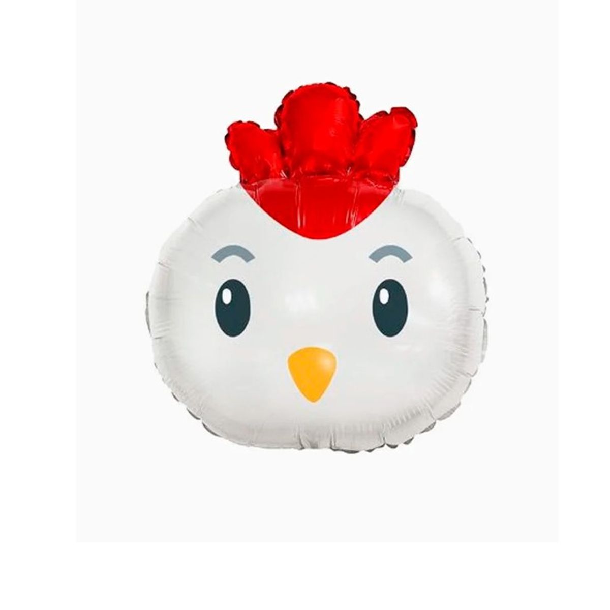 GENERICO - Globo Pollo Blanco Cresta Roja 53x70cm