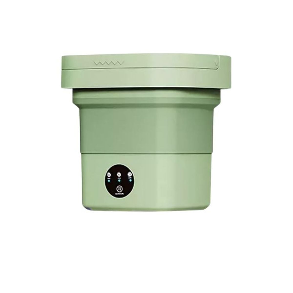 CRUSEC - Mini Lavadora Portatil Plegable Automática 7 Litros - Verde