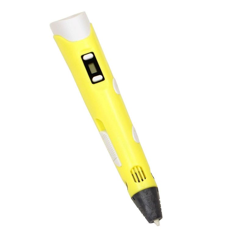 GENERICO - Lapiz Impresora 3D Modelado Plastico 175Mm 3D PEN-2 amarillo