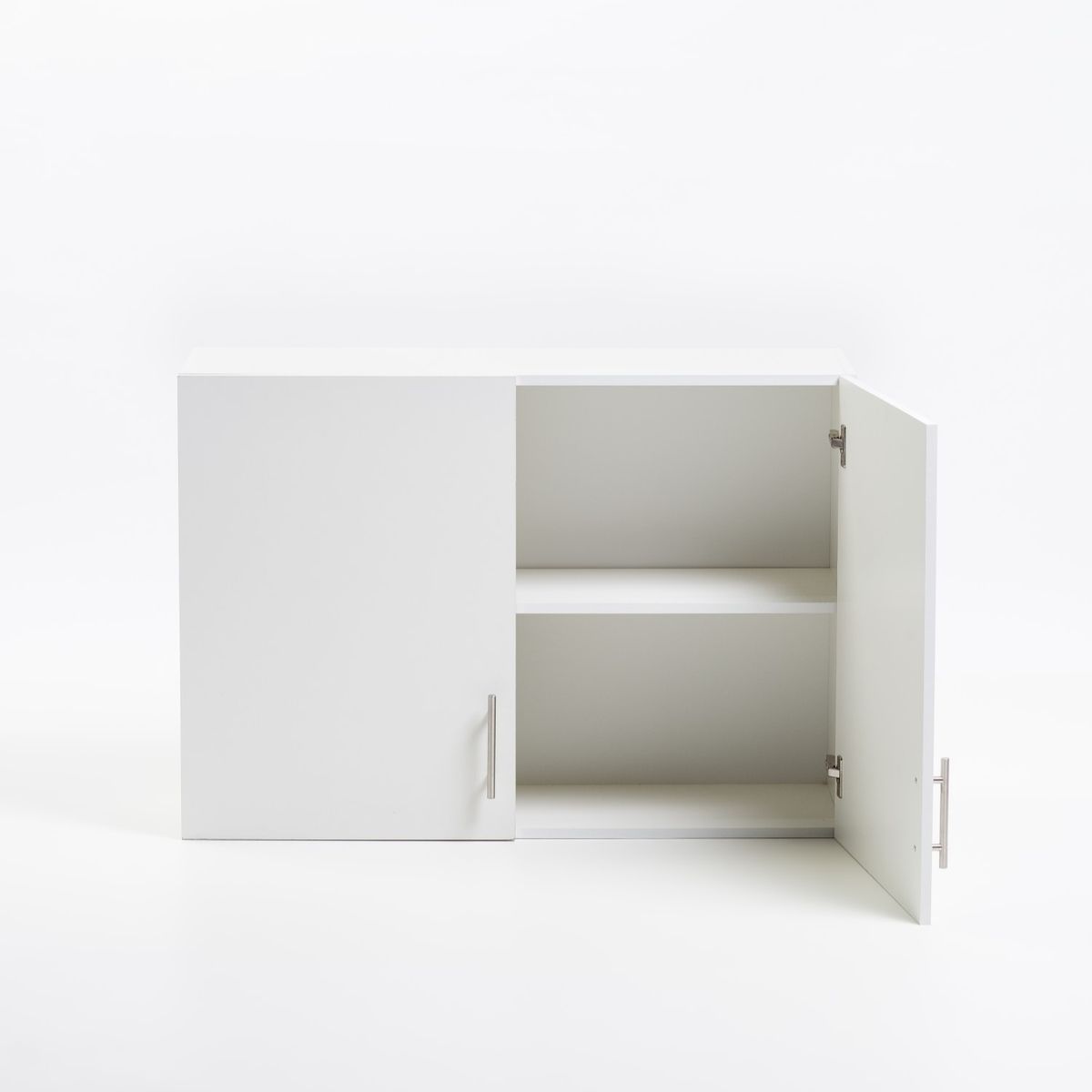 MOBELTEK - Mural Cocina 2 puerta 100 cm  Blanco