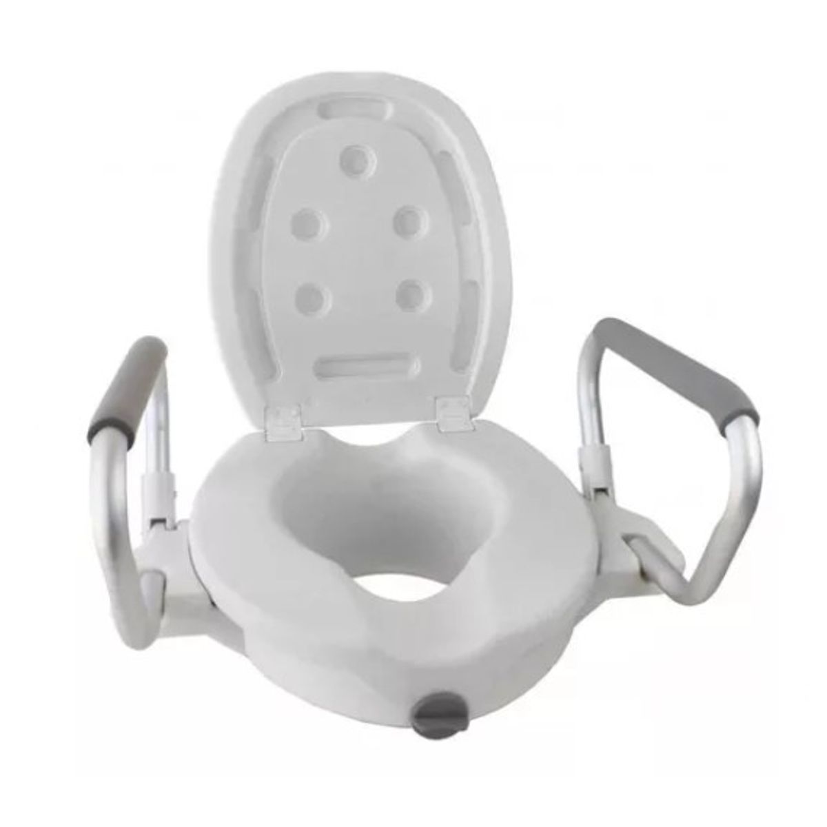 ONEDER - Alza Bañó Asiento Inodoro Con Apoyabrazos Y Tapa Wc