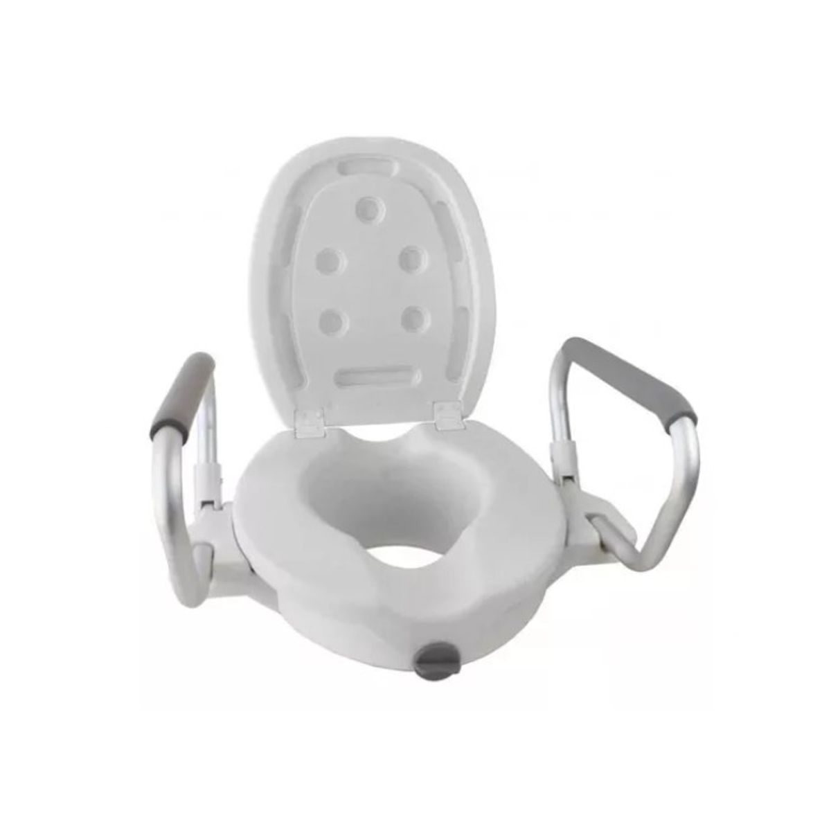 ONEDER - Alza Bañó Asiento Inodoro Con Apoyabrazos Y Tapa Wc