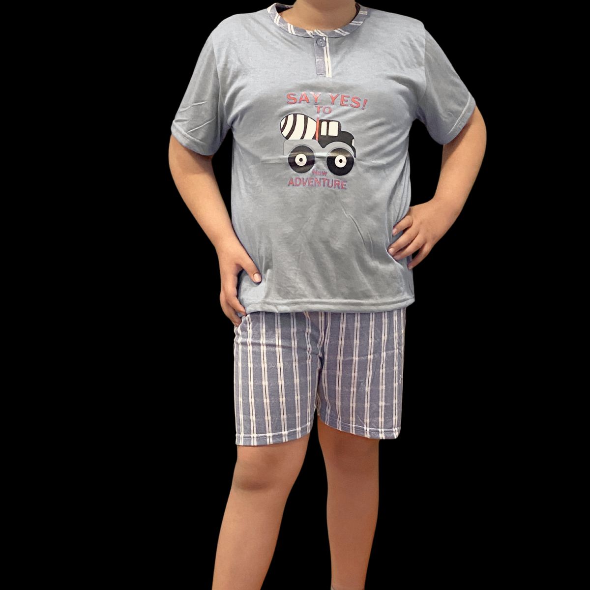 LIKE SHOP - Pijama Niño Verano Short Y Polera Diseños 351