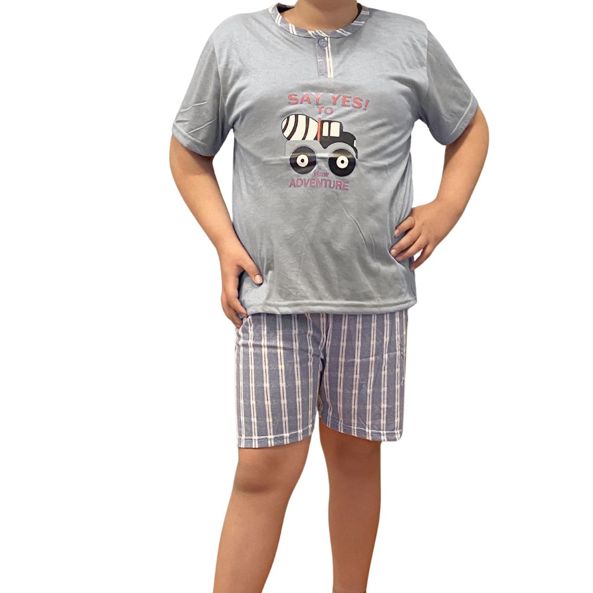 LIKE SHOP - Pijama Niño Verano Short Y Polera Diseños 351