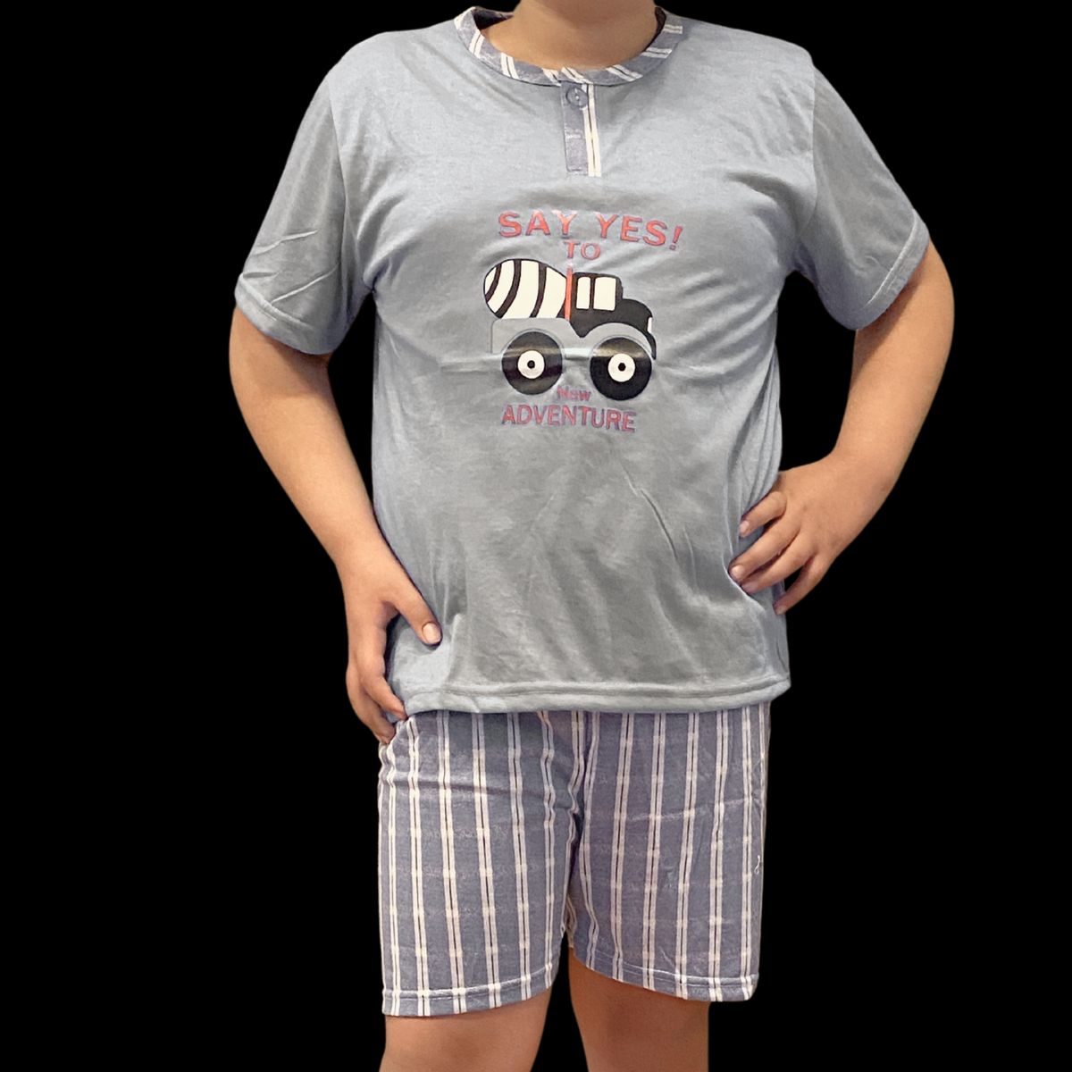 LIKE SHOP - Pijama Niño Verano Short Y Polera Diseños 351