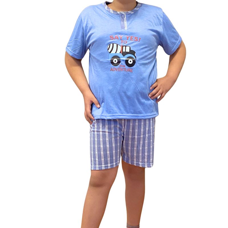 MPROPIA - Pijama Niño Verano Short Y Polera Diseños 351.-