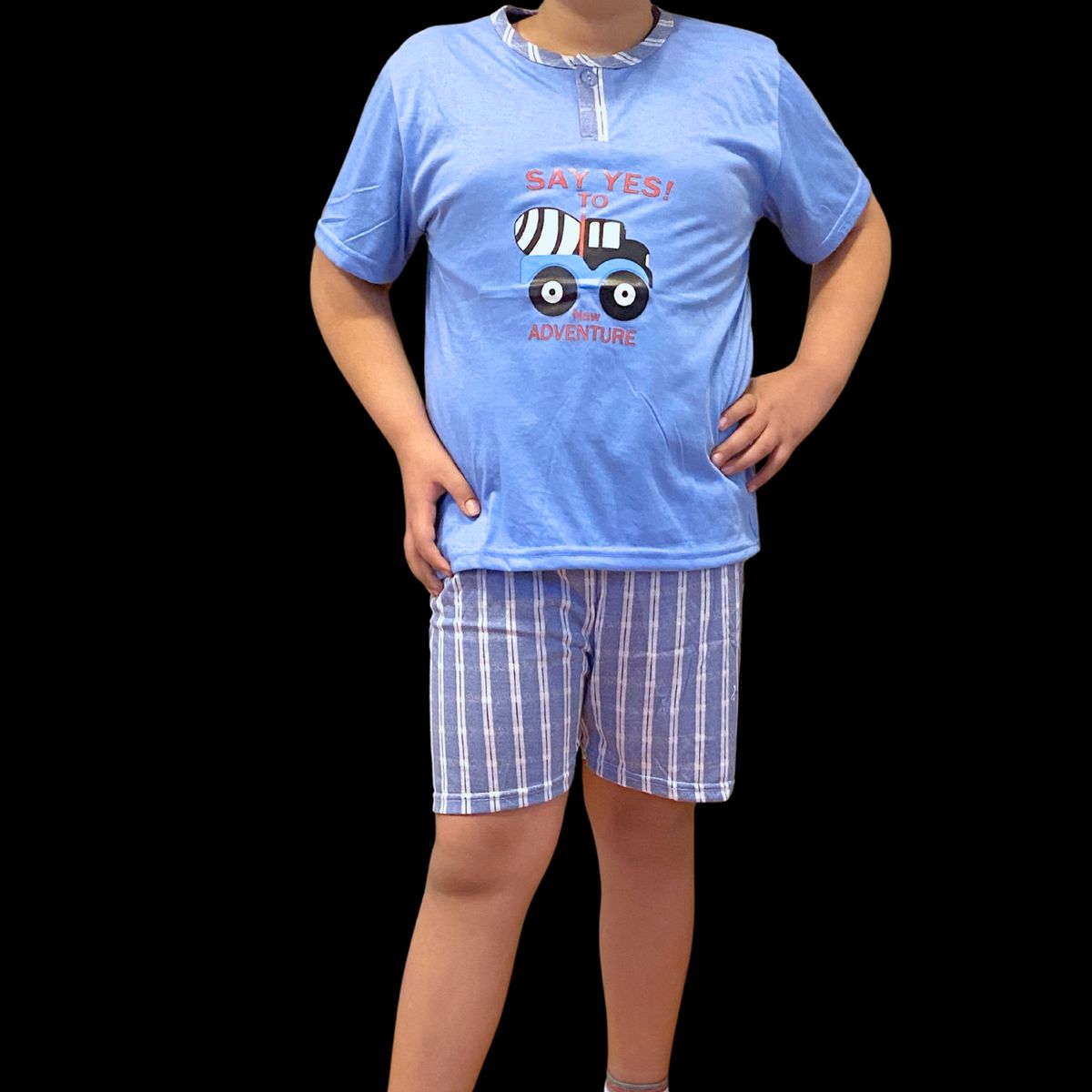 LIKE SHOP - Pijama Niño Verano Short Y Polera Diseños 351