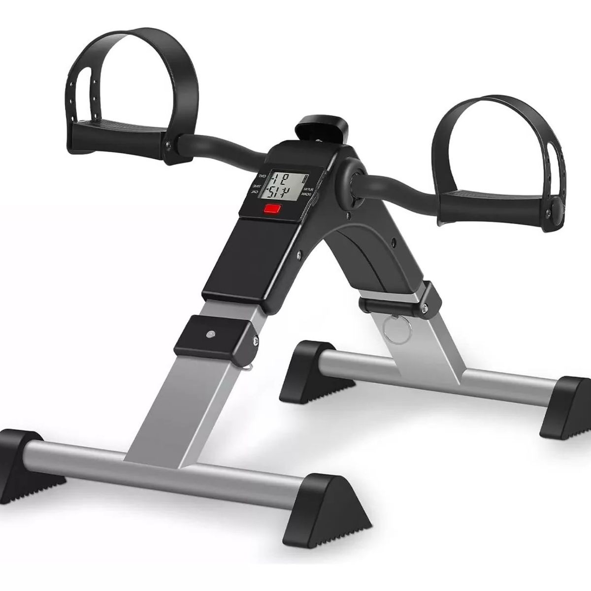 GENERICO - Pedalera Con Pantalla LCD Ejercitador Manos Y Pies Plegable 903