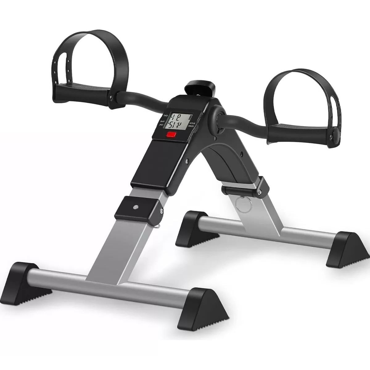 GENERICO - Pedalera Con Pantalla LCD Ejercitador Manos Y Pies Plegable 903