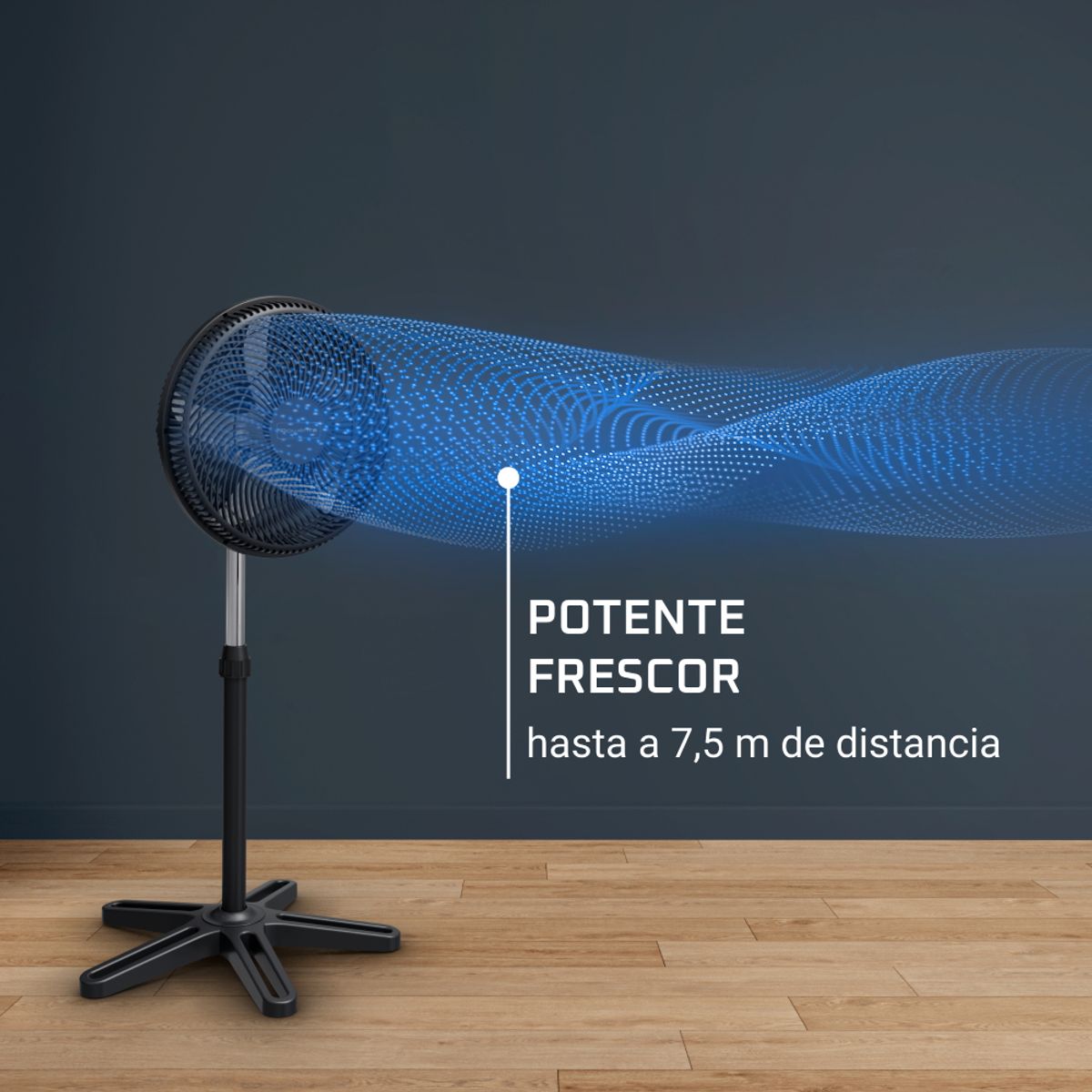 ROWENTA - Ventilador pedestal Turbo Essential 15'' 40W Rowenta