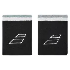BABOLAT - MUÑEQUERAS TENIS TERRY JUMBO NEGRO - BLANCO