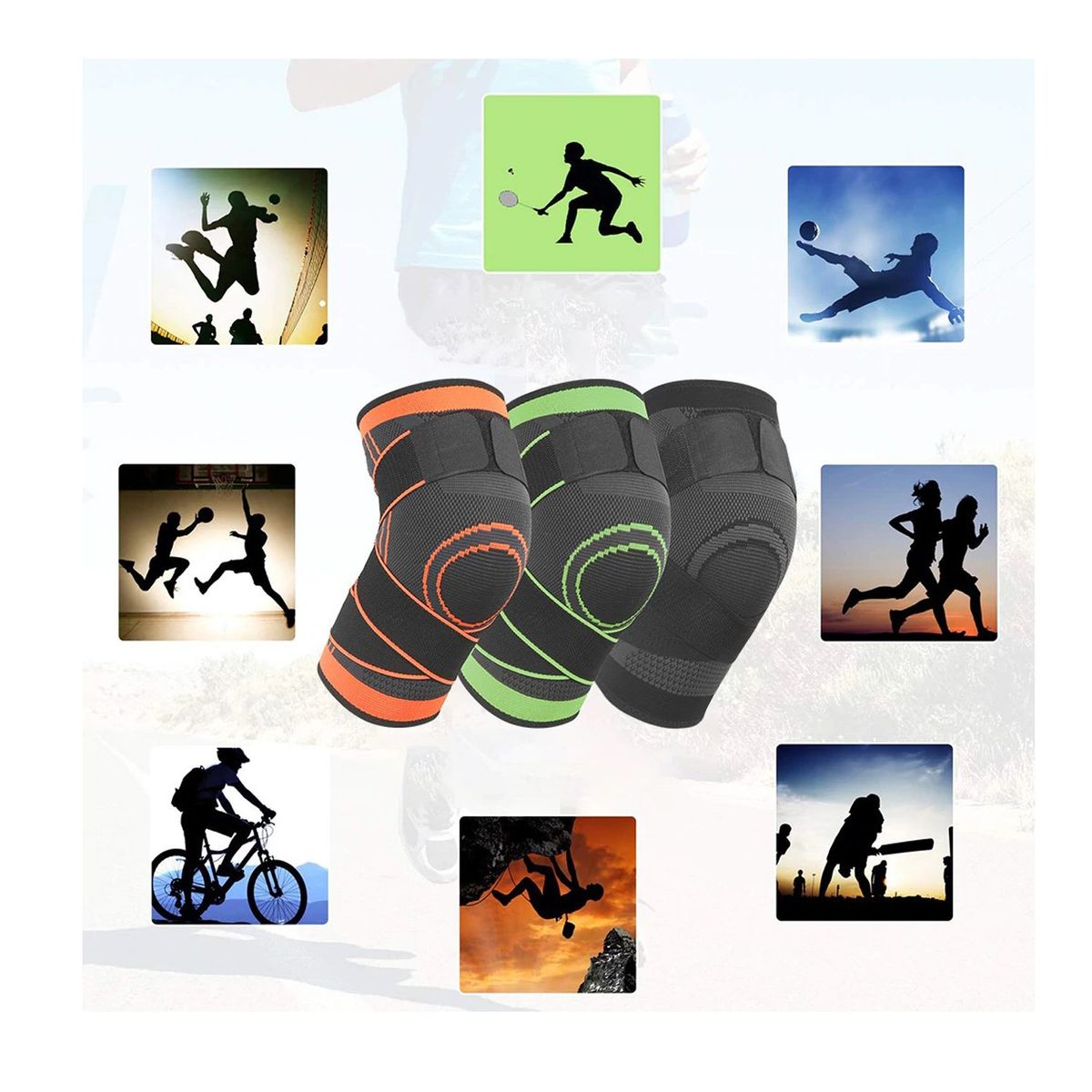 GENERICO - Rodillera Compresora Deportiva Y Todo Uso Calidad Premium