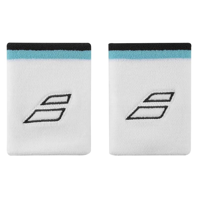BABOLAT - MUÑEQUERAS TENIS BABOLAT TERRY JUMBO BLANCO - AZUL