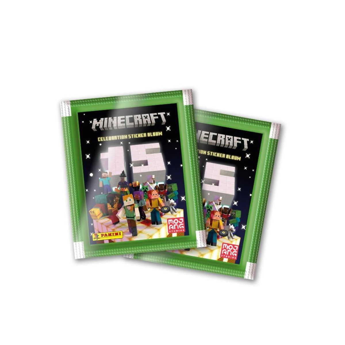 PANINI CHILE - Pack 24 Sobres Álbum Minecraft 15° Aniversario