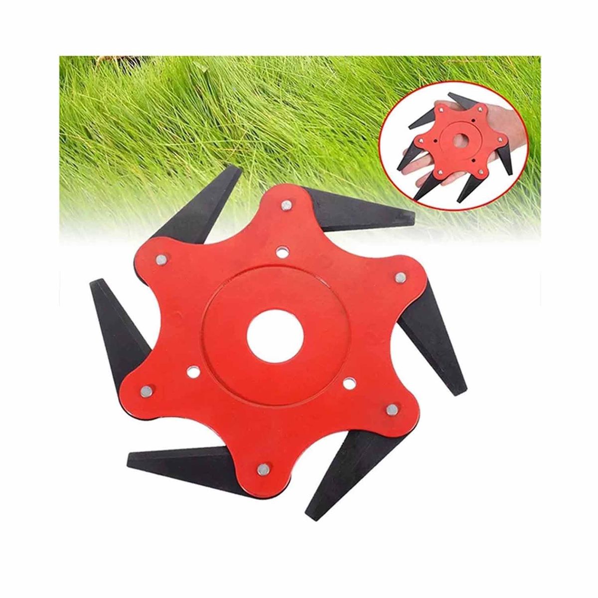 GENERICO - Cabezal Orilladora De Pasto Corte 360º Jardinería