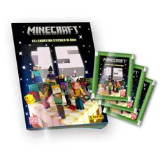 PANINI CHILE - Pack Álbum + 48 Sobres Minecraft 15° Aniversario