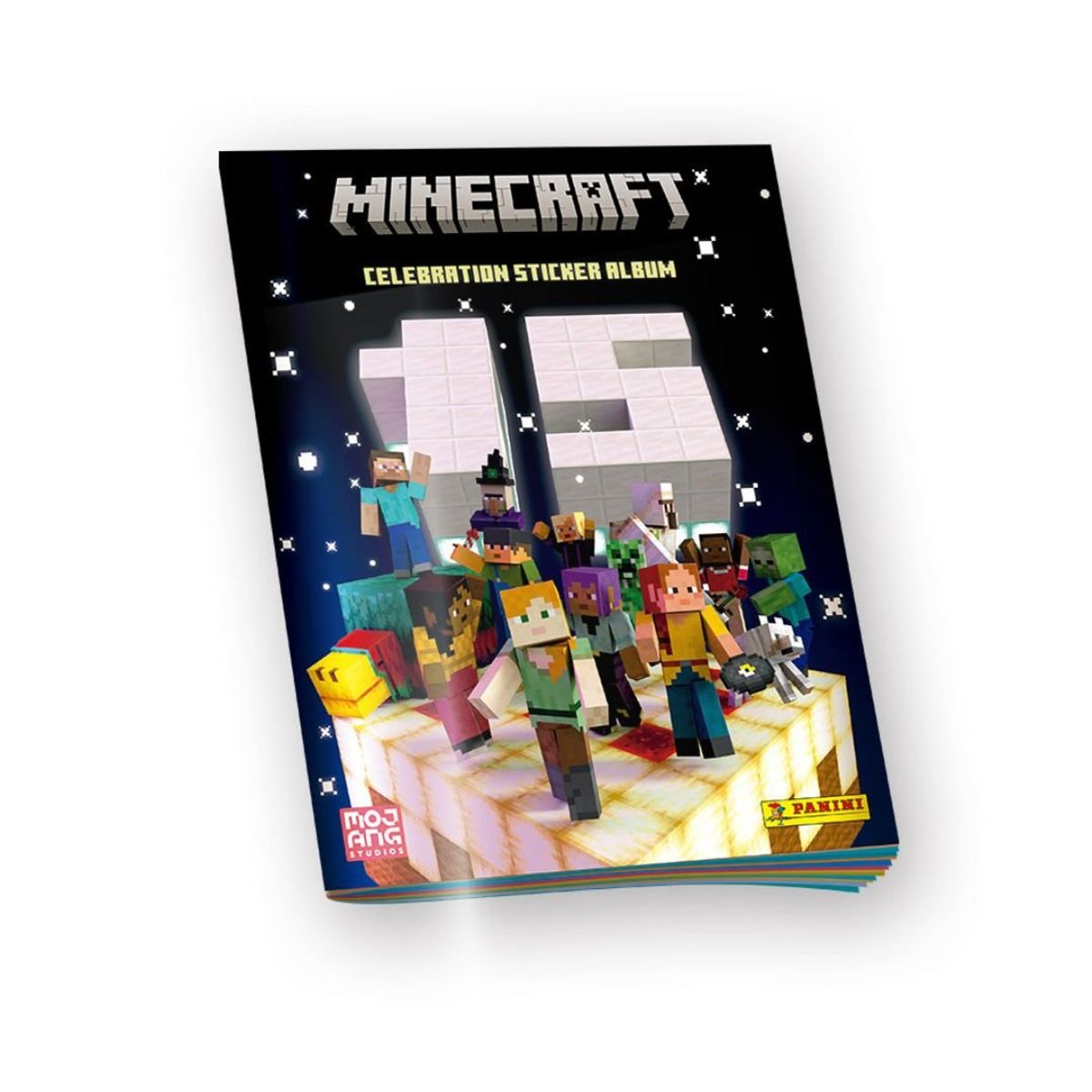 PANINI CHILE - Pack Álbum + 48 Sobres Minecraft 15° Aniversario