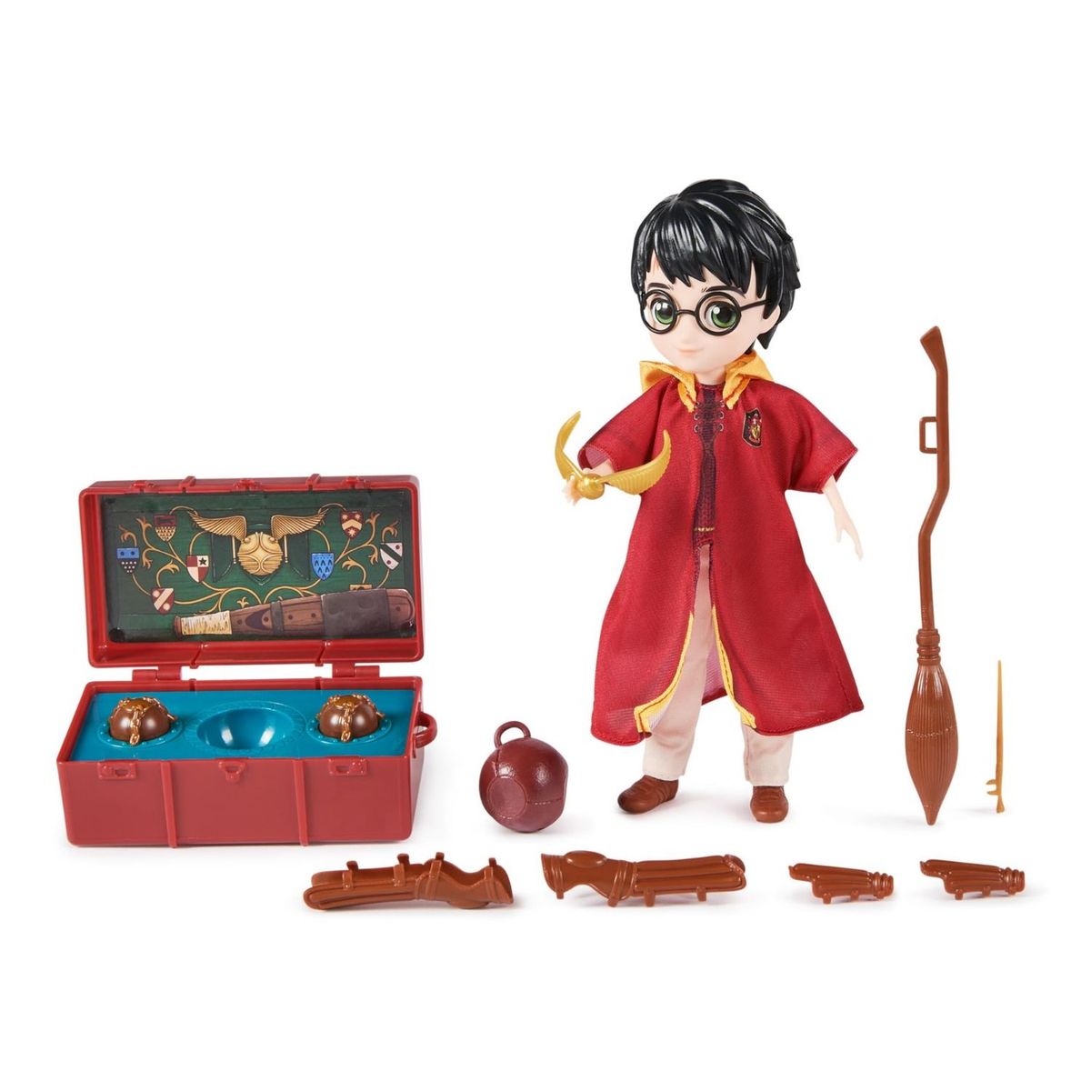 SPIN MASTER - Figura Harry Potter Articulada 20 Cm Equipo De Quidditch