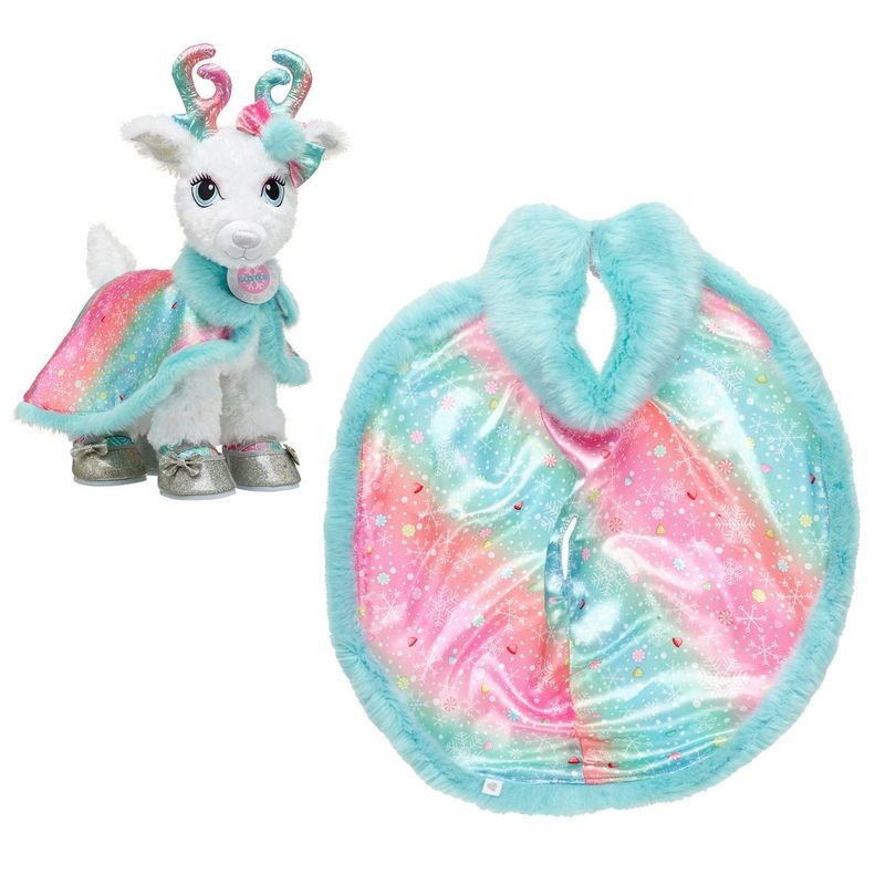 BUILD A BEAR - CAPA Y MOÑO GLISTEN MERRY MISSION BUILD-A-BEAR