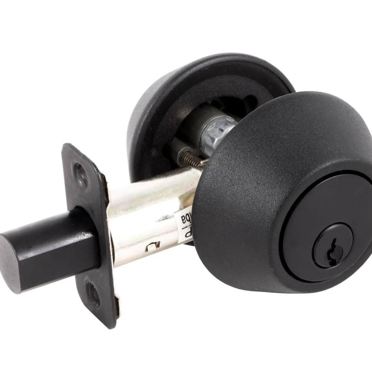 YALE - Cerrojo Auxiliar Negro Doble