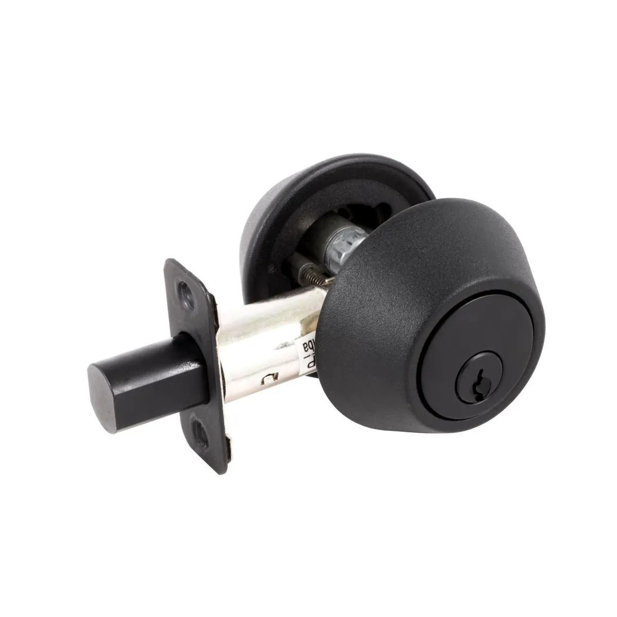 YALE - Cerrojo Auxiliar Negro Doble