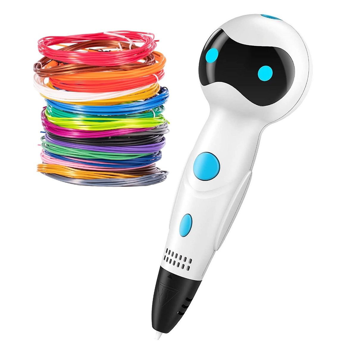 SMAFFOX - Boligrafo 3D impresora Robot SM-04 y Filamentos 54 mts