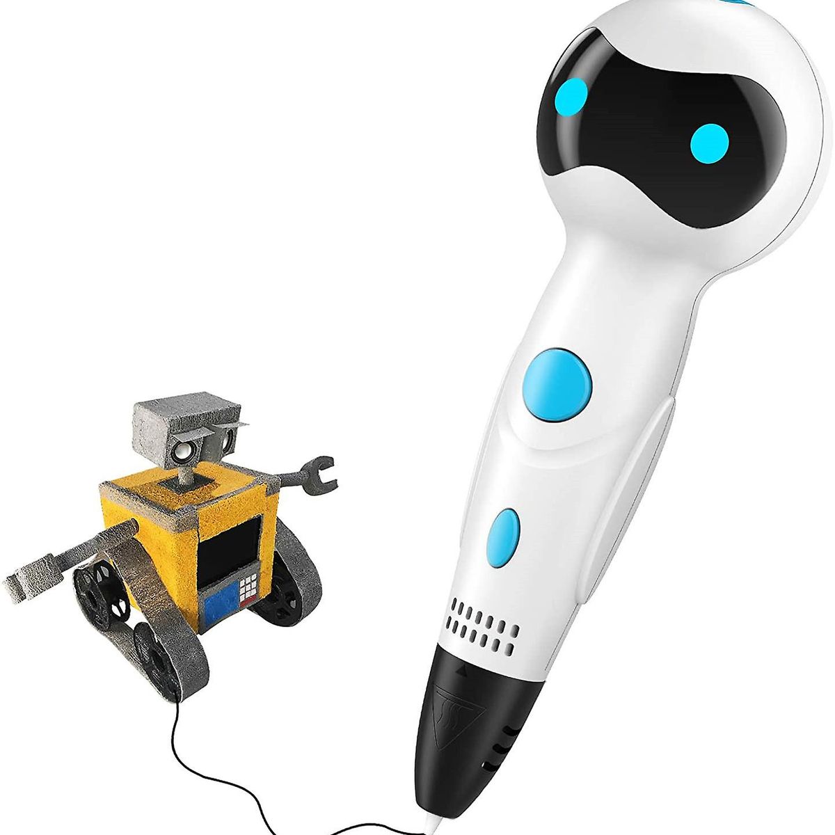 SMAFFOX - Boligrafo 3D impresora Robot SM-04 y Filamentos 54 mts