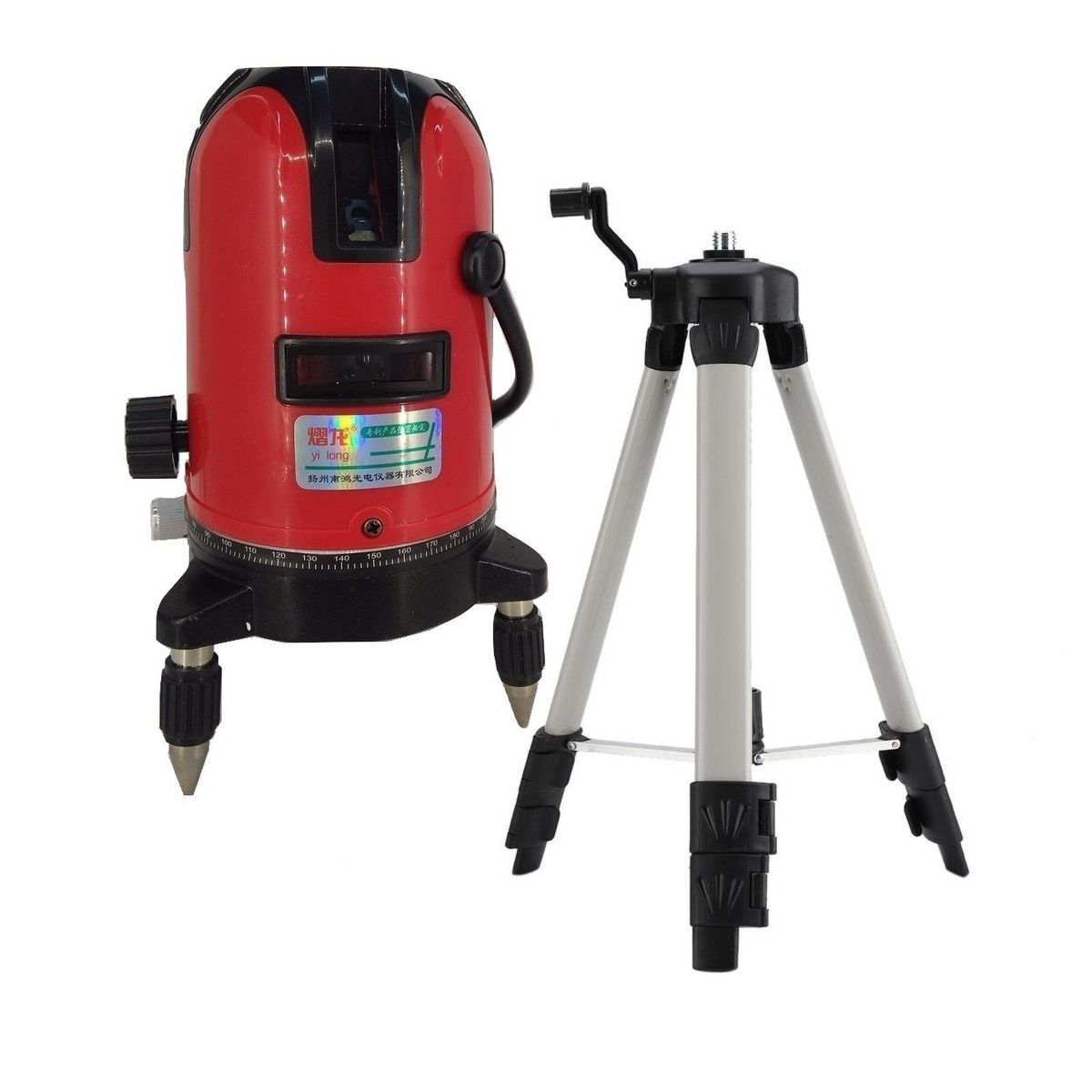 GENERICO - Nivel Láser 5 Líneas Recargable  Tripode 12 Mts