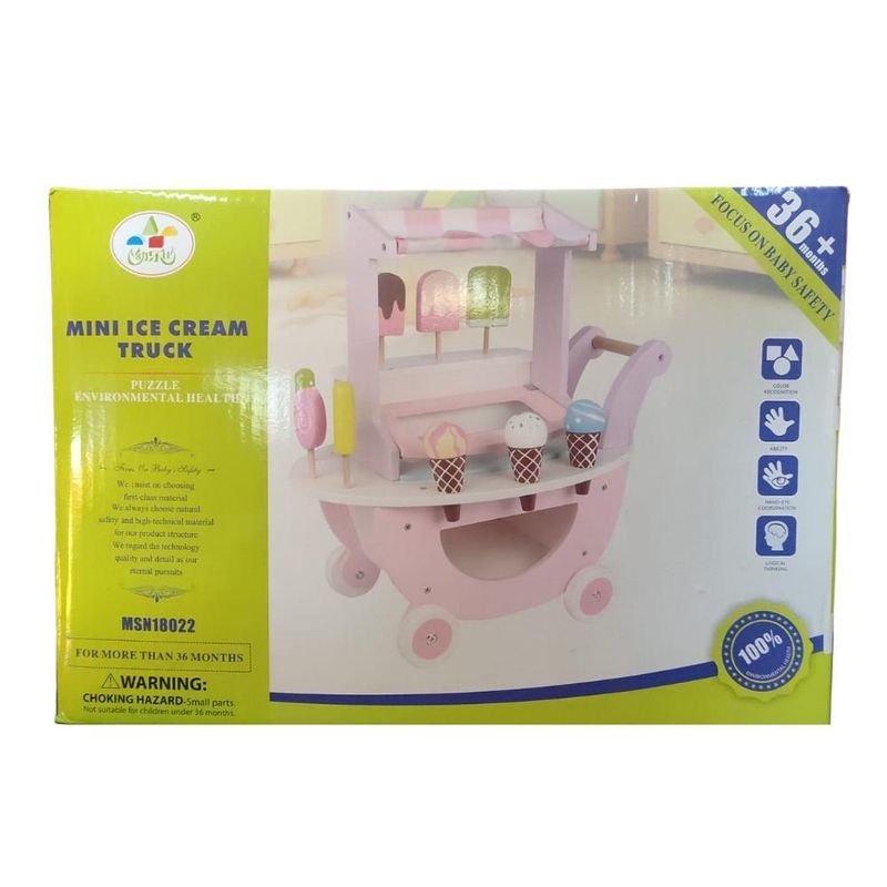TOLIPA - Heladería Madera Infantil Ice Cream Maker Tolipa