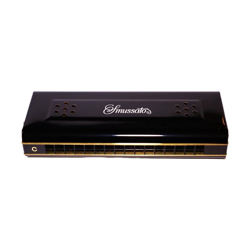 SMUSSATO - Armónica 16 Notas Doble Tonalidad SM16-2BK Smussato
