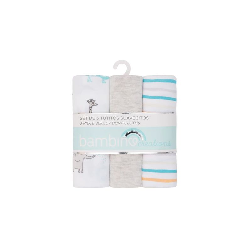 BAMBINO - Set De 3 Tutos Bambino Beige Animales