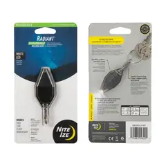 NITE IZE - Llavero Radiant Microlight LED negro