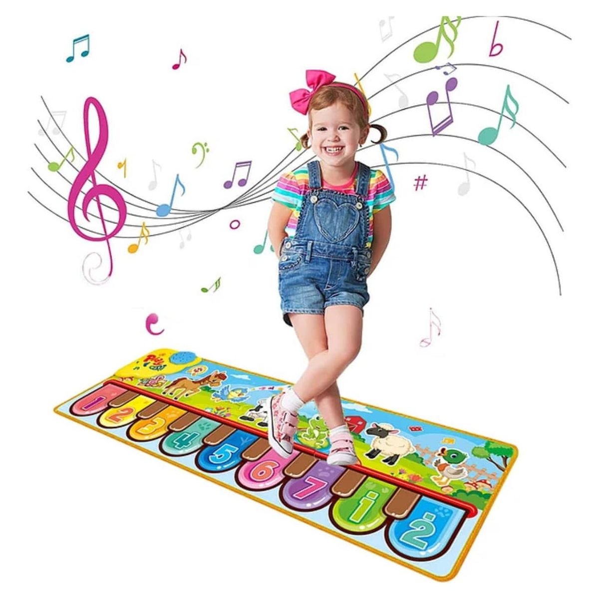 IMPORTCLICK - Alfombra Musical Piano Infantil Batería 85X30 CM