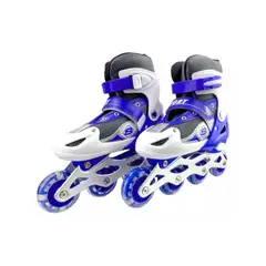 IMPORTCLICK - Patines Roller Línea Juveniles Ajustable Azul S - Azul