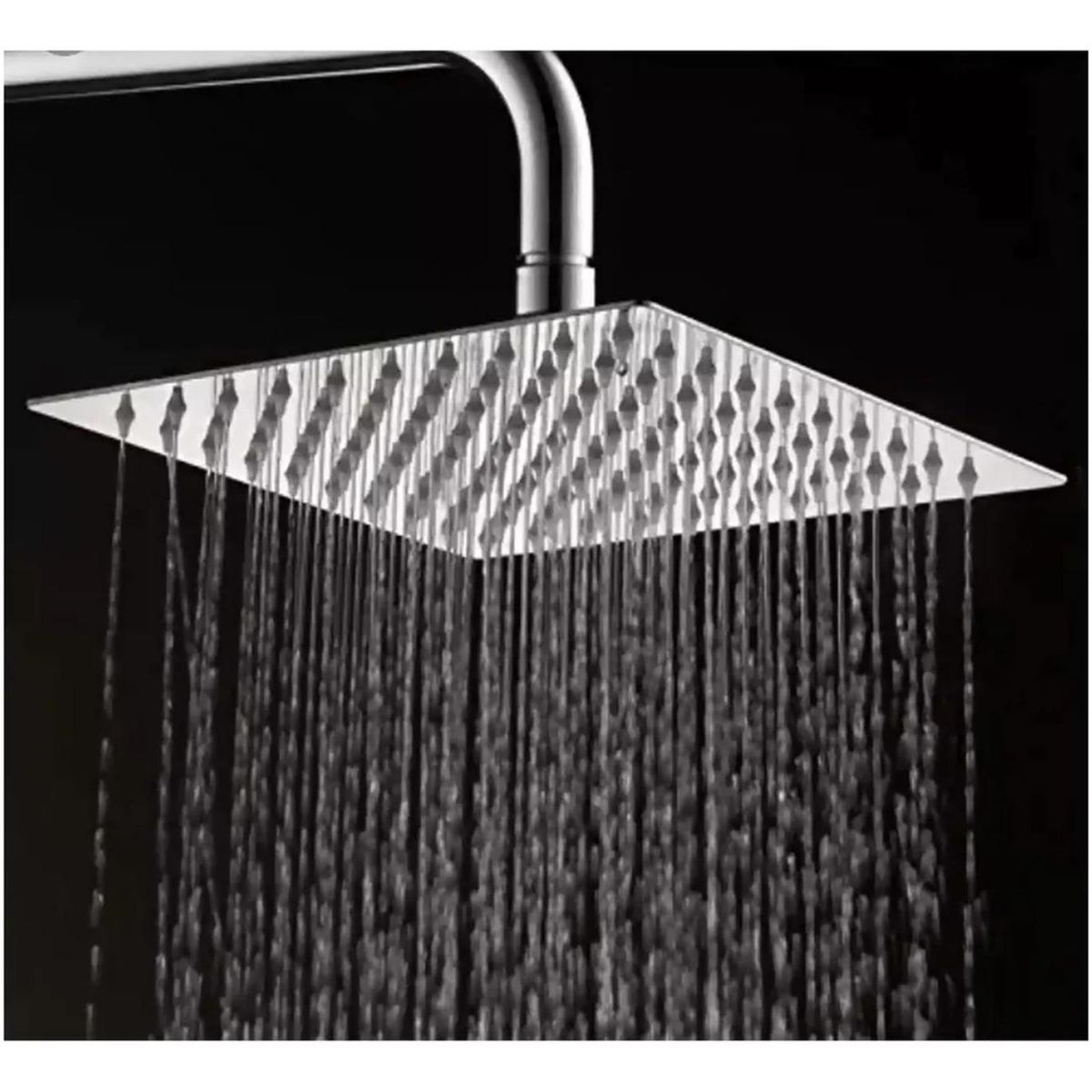 IMPORTCLICK - Columna Ducha Plato Plano Moderna Metal Cromado