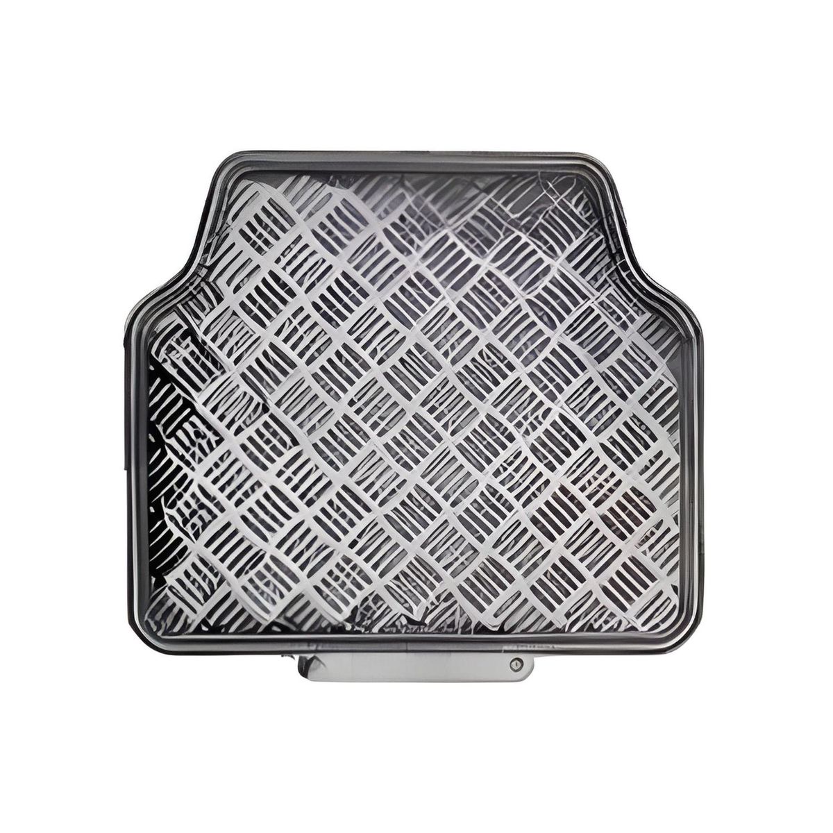 IMPORTCLICK - Alfombra Auto Goma Tuning 4 Piezas Negro Carbón