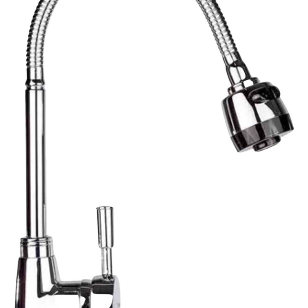 IMPORTCLICK - Llave Grifo Monomando Lavaplatos Extensible Profesional - Plateado